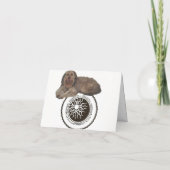 Carte Bella comme pilote des années 1940 (Dos)