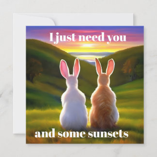 Carte Belle affiche du coucher de soleil