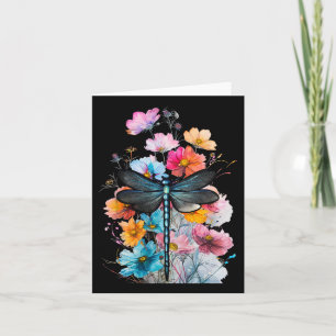 Carte Belle Aquarelle Dragonfly Art Insect Lover Ea