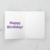 Carte Belle autruche bébé en dessin animé d'oeuf (Intérieur)