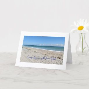 Carte Belle, Chaque jour est un don de Dieu,