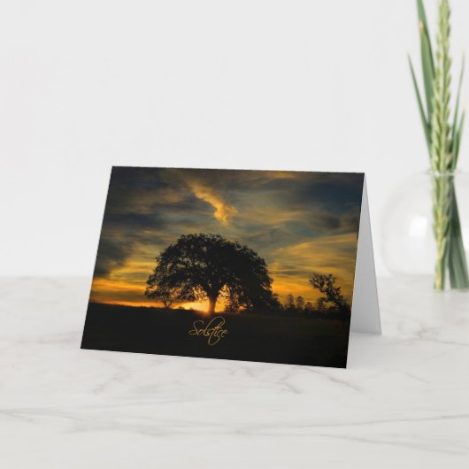 Carte Belle Chêne Solstice d'Été (Devant)