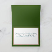 Carte Belle Chic Floral Bouquet Fleurs Blanches (Intérieur)