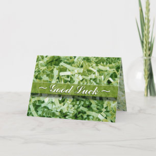 Carte Belle Chuck Vert Crinkled Papier broyé Abstrait