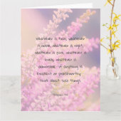 Carte Belle citation de la Bible Inspirative (Fleur jaune)