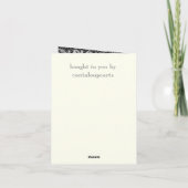 Carte Belle dentelle modifiable (Dos)