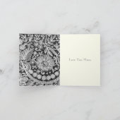 Carte Belle dentelle modifiable (Intérieur)