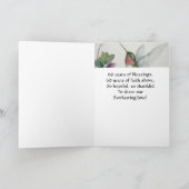 Carte Belle épouse, bénédiction pour le 60e anniversaire (Intérieur)