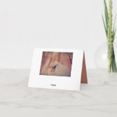 Carte Belle Femme Cardinal Bird (Dos)