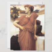 Carte Belle Femme par une fontaine (Frederic Leighton) (Devant)