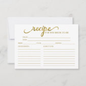Carte Belle Fête des mariées de calligraphie Recette Car (Devant)