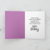 Carte Belle-fille Anniversaire, Drôle, comme des hors-la (Intérieur)