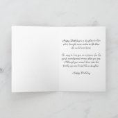 Carte Belle-fille de joyeux anniversaire (Intérieur)