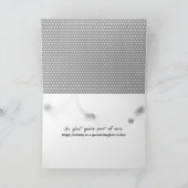 Carte Belle-fille Dîners d'anniversaire en Pois (Intérieur)