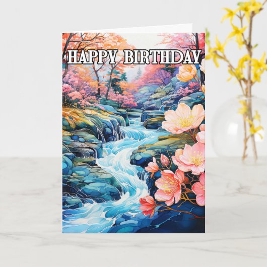 Carte Belle Fin D'Été Après-Midi Sur La joue (Fleur jaune)