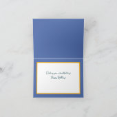 Carte Belle Fleur de Rose Blanche Plutôt Joyeux Annivers (Intérieur)