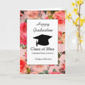 Carte Belle Floral Rose Graduation (Fleur jaune)