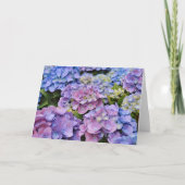 Carte Belle Hydrangea Flowers Art Note Card (Devant)