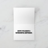 Carte Belle illustration de papillon Joyeux anniversaire (Intérieur)