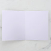 Carte Belle Iris Fleur violet Fleur Photo (Intérieur)