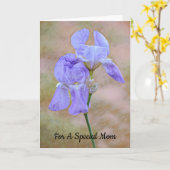 Carte Belle Iris Flowers Special Mothers Day Card (Fleur jaune)