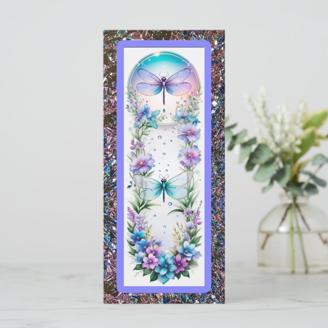 Carte Belle libellule (Debout devant)