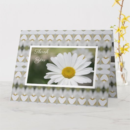 Carte Belle Maisy Blanche (Fleur jaune)