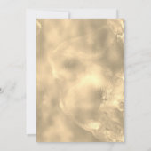 Carte Belle marbre art or parties scintillant Noël nouve (Dos)