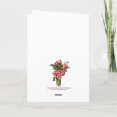 Carte Belle mariée à Customiser (Dos)