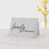 Carte Belle-mère Anniversaire Grey En vichy (Fleur jaune)