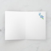 Carte Belle-Mère Anniversaire Oubliez-Moi Pas, Fleur (Intérieur)