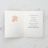 Carte Belle-mère de fille pour la fête des mères, Fleurs (Intérieur)