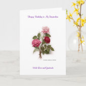 Carte Belle-mère de joyeux anniversaire (Fleur jaune)