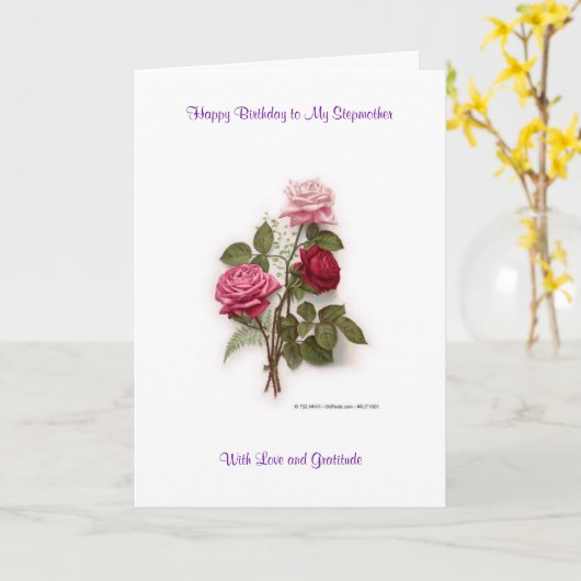 Carte Belle-mère de joyeux anniversaire (Fleur jaune)