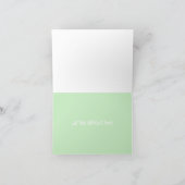 Carte Belle nature fleurie de beignets jaunes (Intérieur)