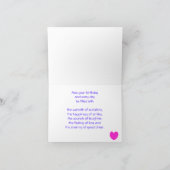 Carte Belle Nebula verte Joyeux anniversaire (Intérieur)