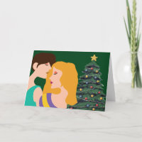 Belle œuvre d'art représentant un couple de lesbie