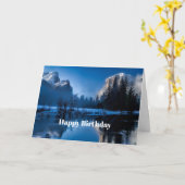 Carte Belle photo Blue Yellowstone (Fleur jaune)