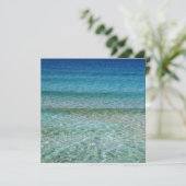 Carte Belle plage de sable (Debout devant)