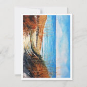 Carte Belle Plage Dunes de sable Art (Devant)