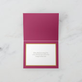 Carte Belle Rose blanche Couleur fond Merci chic (Intérieur)