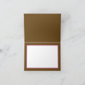 Carte Belle Rose blanche Couleur fond Merci chic (Intérieur)