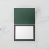 Carte Belle Rose blanche Couleur fond Merci chic (Intérieur)