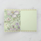 Carte Belle Rose Lavande (Intérieur)