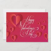 Carte Belle Saint Valentin Design moderne tendance (Devant)