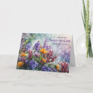 Carte Belle-sœur Joyeuse Fête des Mères Inspirante