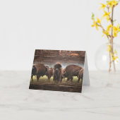 Carte Belle Trousse De Buffalo (Fleur jaune)