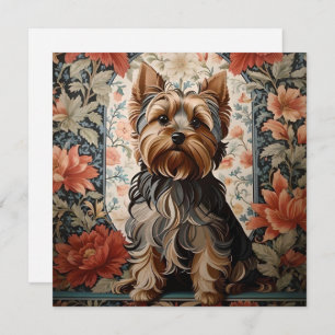 Carte Belle Yorkie   Yorkshire Terrier Portrait