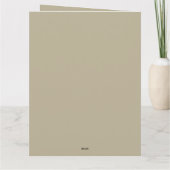 Carte Belle Yorkie | Yorkshire Terrier Portrait (Dos)