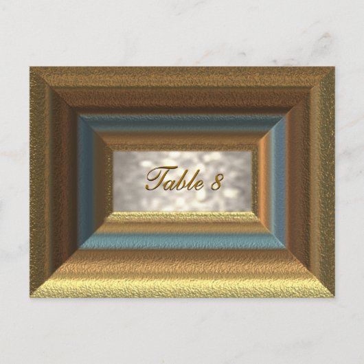 Carte Bellemare Numéro de table (Devant)